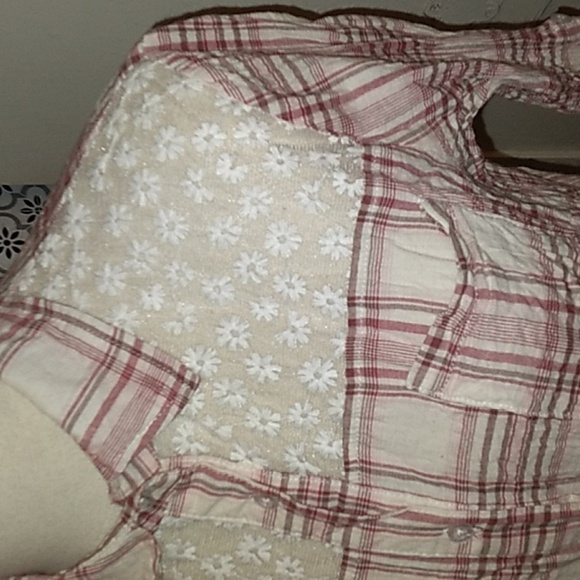 Ez Clothing medium boho Hippie button down casual shirt - Picture 2 of 4